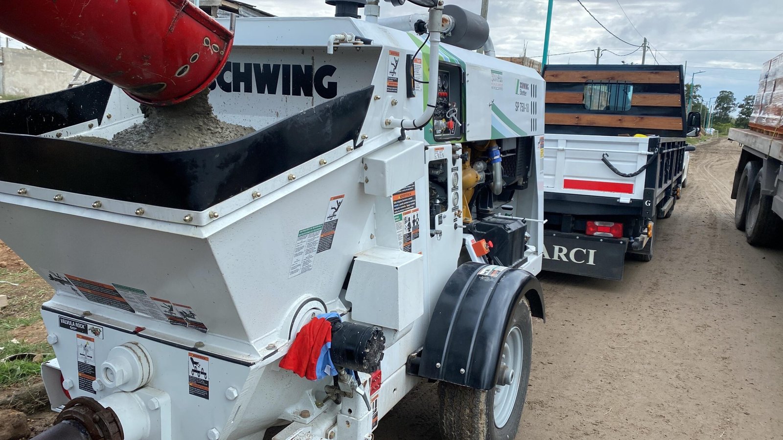 Bomba de Hormigon Schwing 750-18