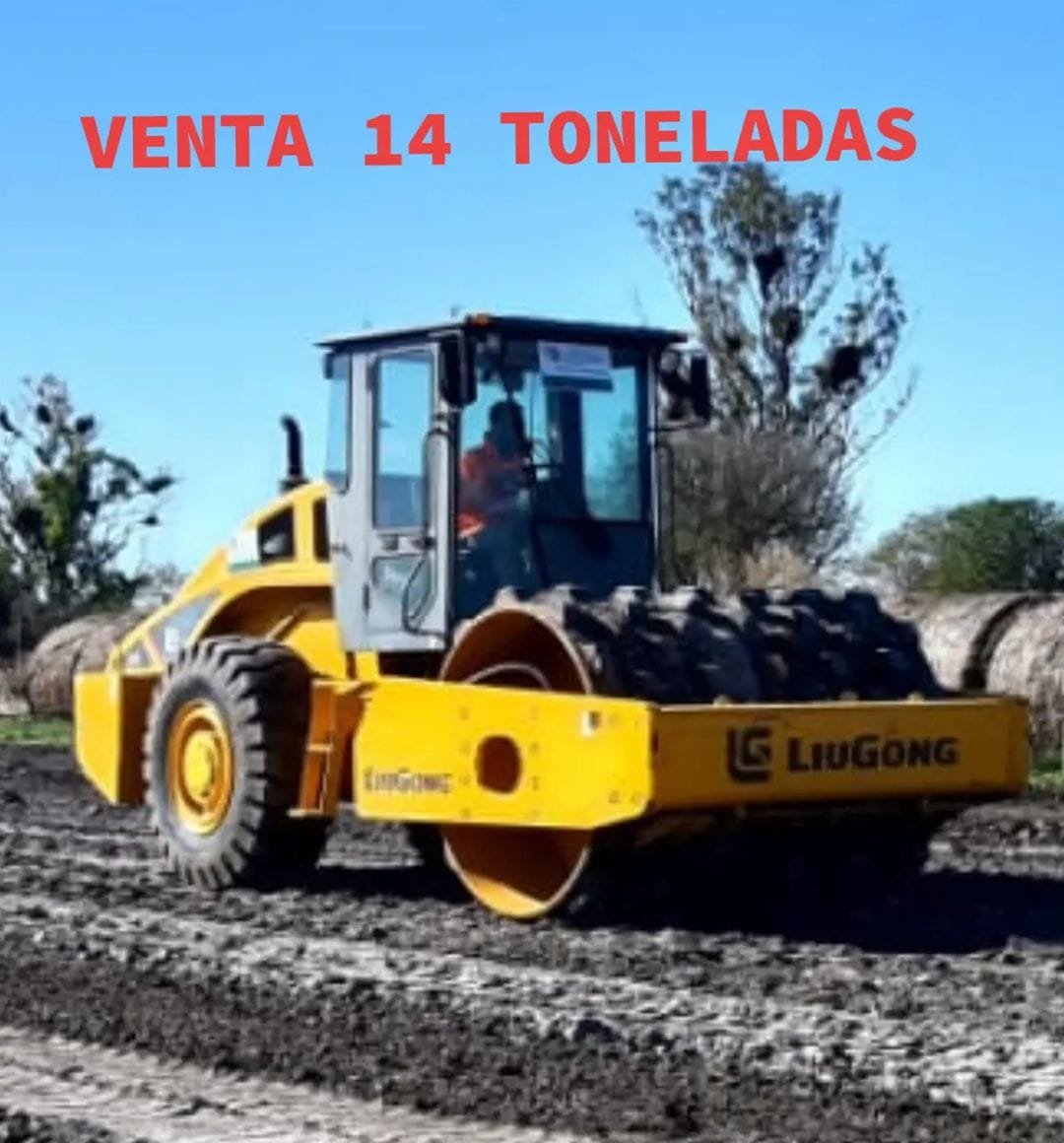 Compactador 14 Toneladas Liugong 614 Pata de Cabra 2016