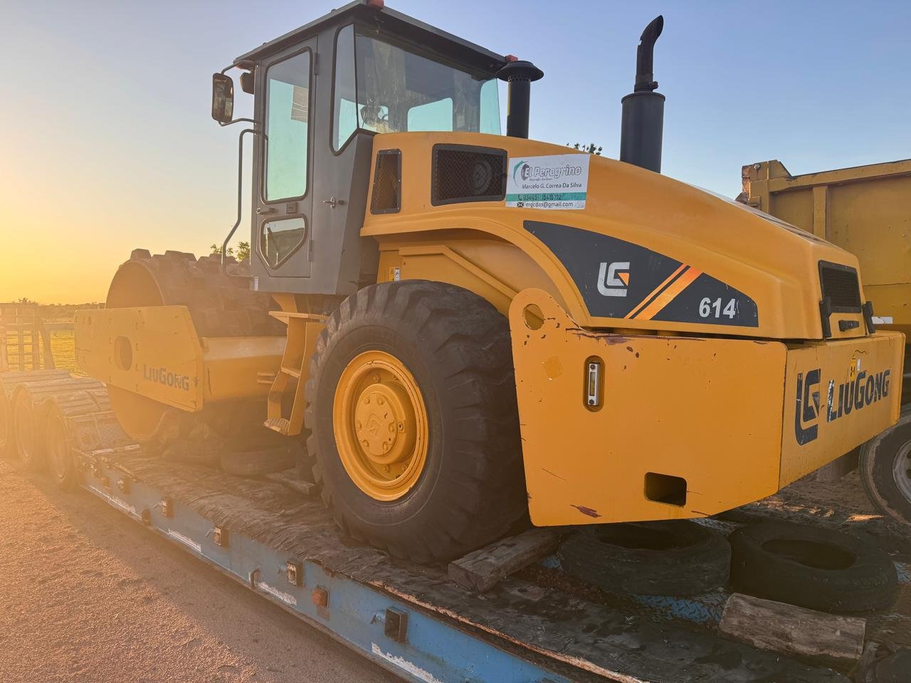 Compactador 14 Toneladas Liugong 614 Pata de Cabra 2016