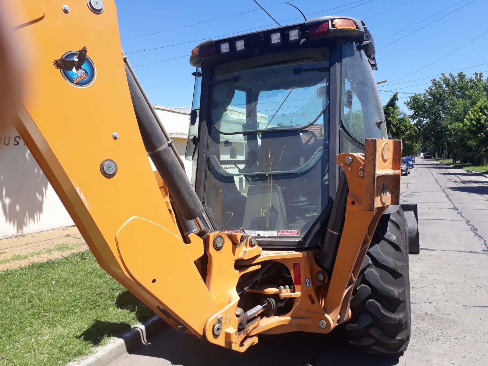 Retroexcavadora case 4×4 reparada a nuevo