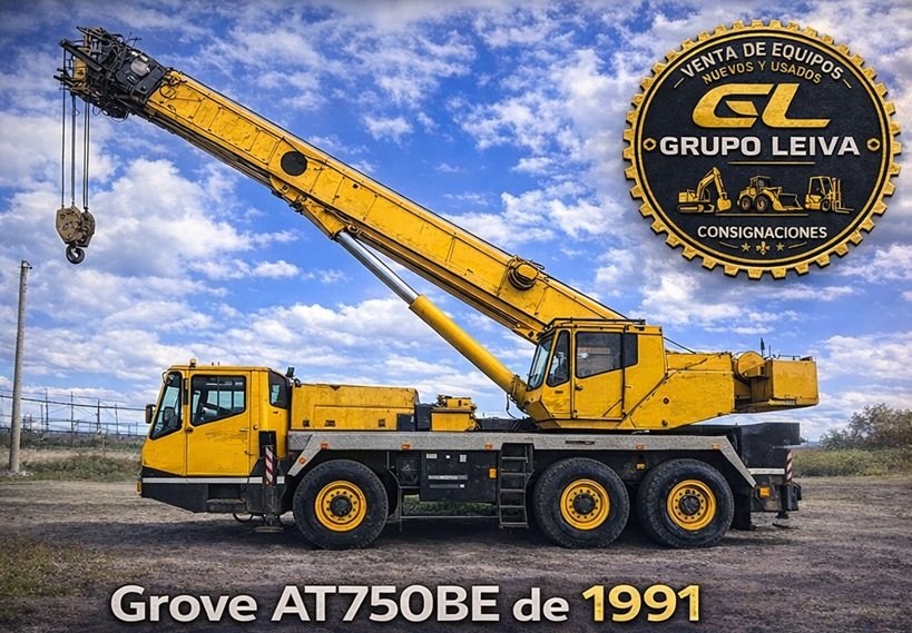 Grúa Todo Terreno Grove At750Be 45 Ton 6X6X6